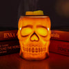 Halloween Wax Melt Warmer, Ceramic Skull Scentsy Wax Warmer for Scented Wax Melts, Electric Wax Melter Warmer for Candle & Fragrance Cubes